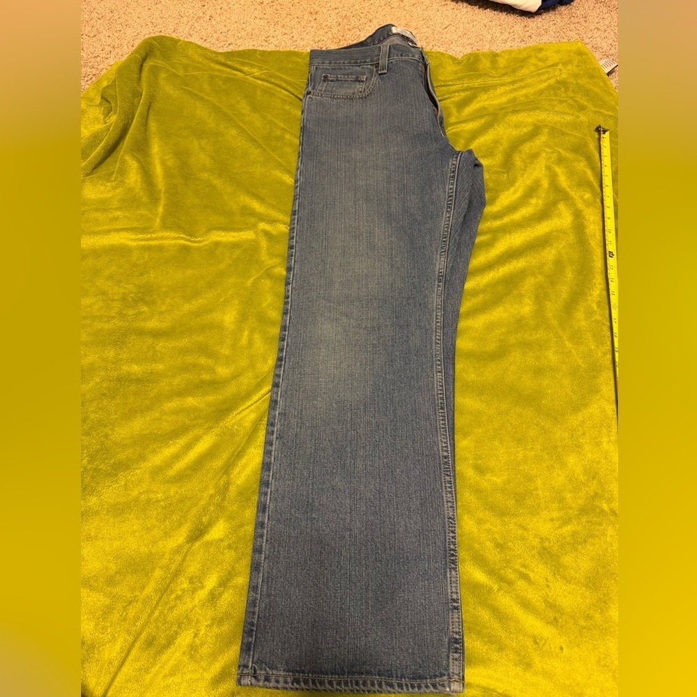 Men’s Y2K Tommy Hilfiger Classic Denim Jeans Sz 33 x 32 - Picture 8 of 10